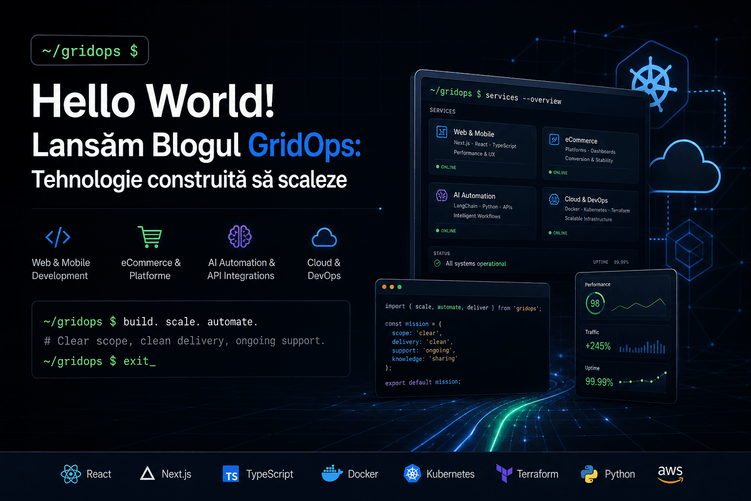 Hello World! Launching the GridOps Blog: Tech Built to Scale